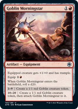 Goblin Morningstar - 145 - uncommon