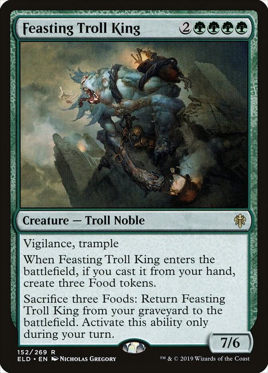 Feasting Troll King - 152 - rare