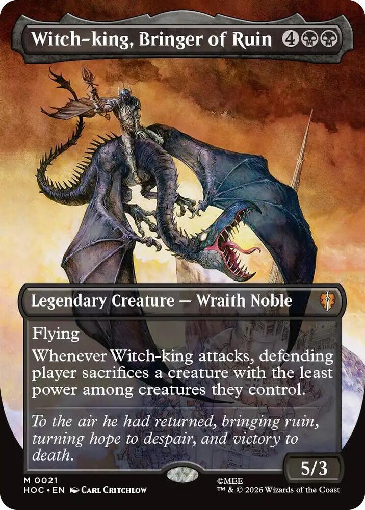 Witch-king, Bringer of Ruin - 21 - mythic