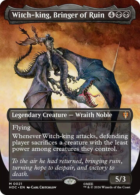 Witch-king, Bringer of Ruin - 21 - mythic