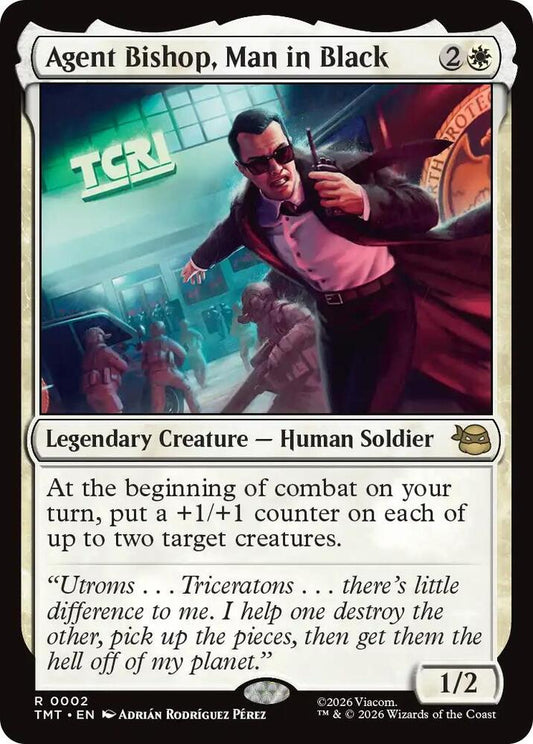 Agent Bishop, Man in Black - 2 - rare