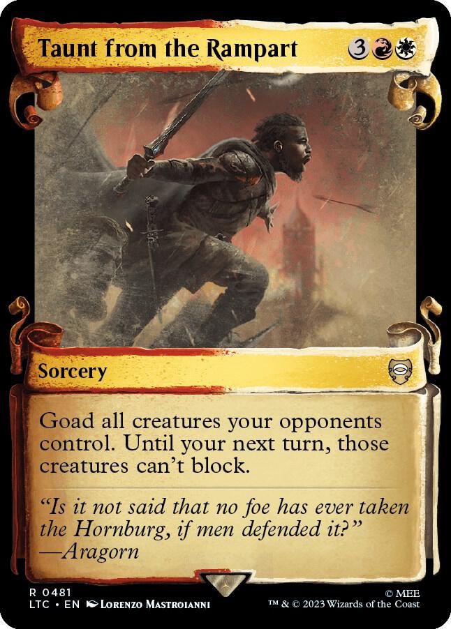 Taunt from the Rampart - 481 - rare