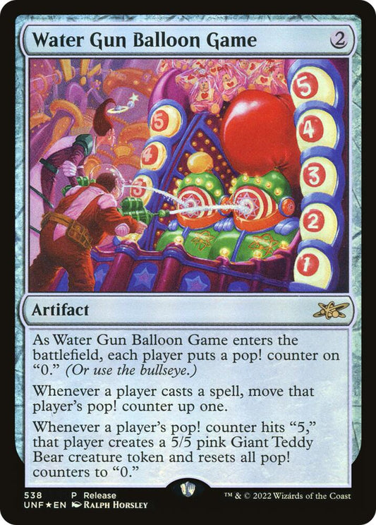 Water Gun Balloon Game - 538 - rare