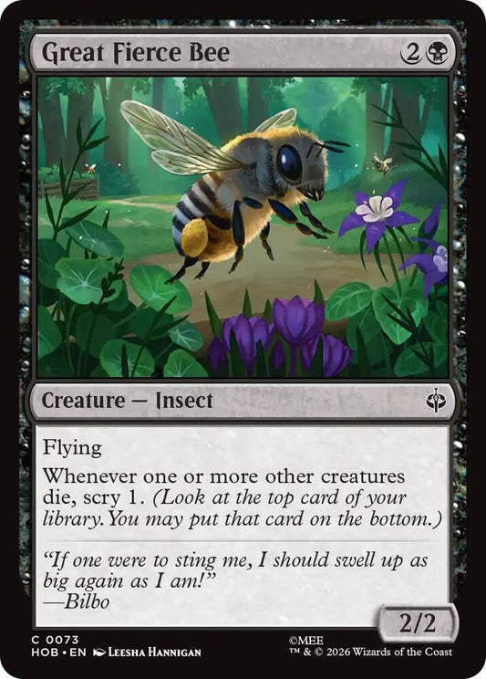 Great Fierce Bee - 73 - common