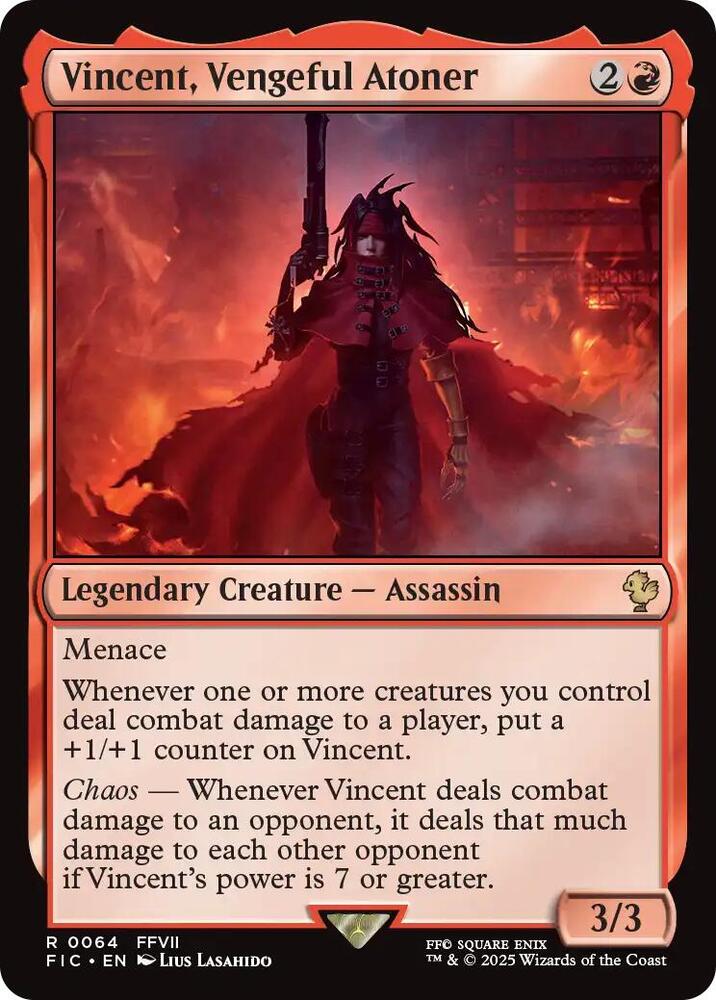 Vincent, Vengeful Atoner - 64 - rare