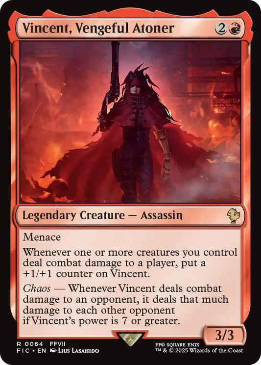 Vincent, Vengeful Atoner - 64 - rare