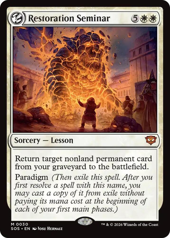 Restoration Seminar - 30 - mythic