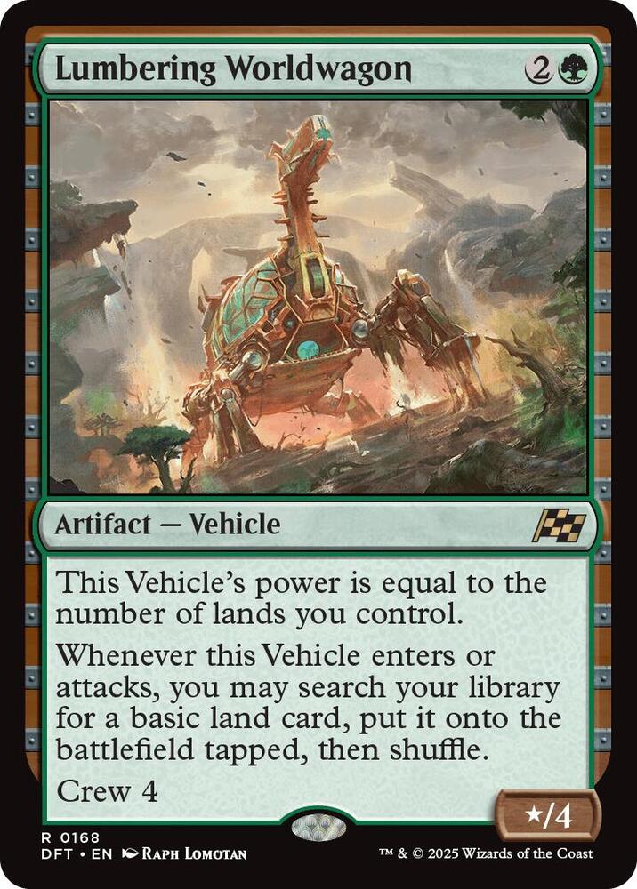 Lumbering Worldwagon - 168 - rare