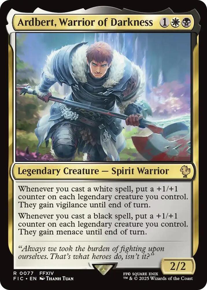 Ardbert, Warrior of Darkness - 77 - rare