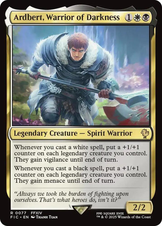 Ardbert, Warrior of Darkness - 77 - rare