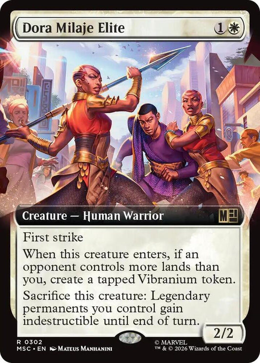 Dora Milaje Elite - 302 - rare