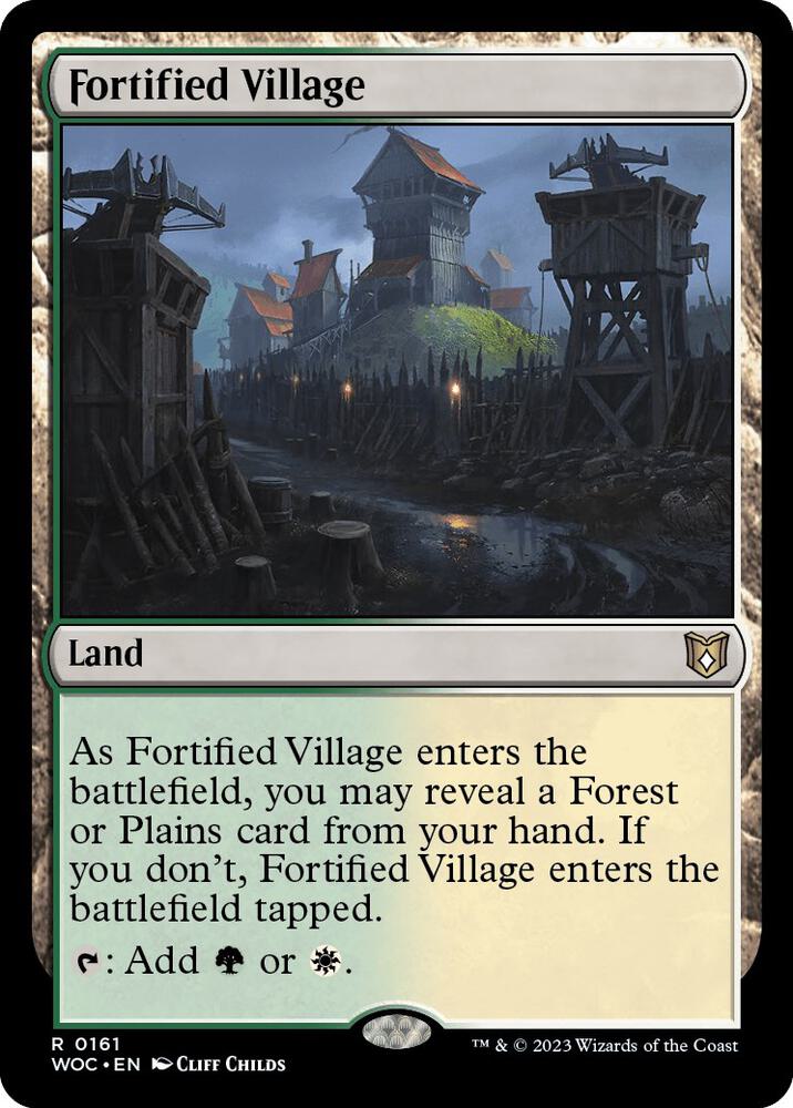 Fortified Village - 161 - rare