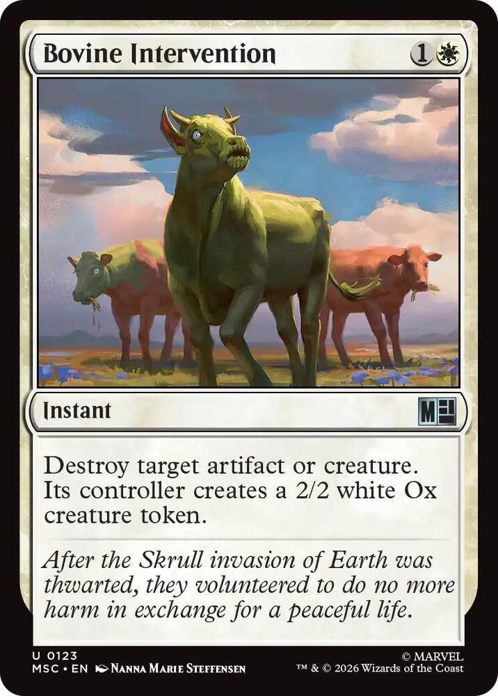 Bovine Intervention - 123 - uncommon