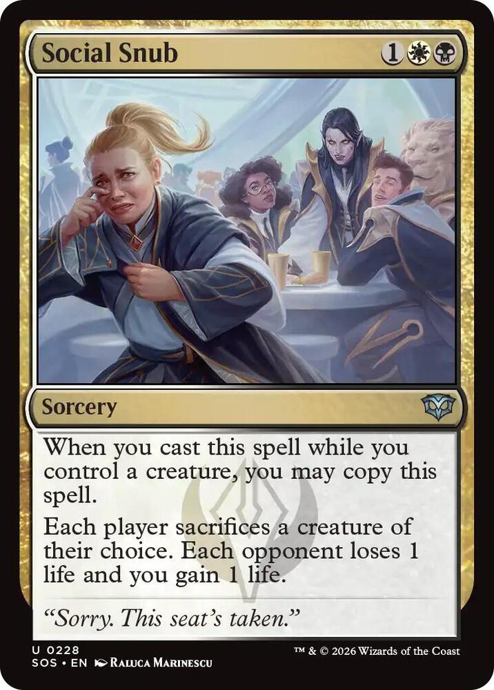 Social Snub - 228 - uncommon