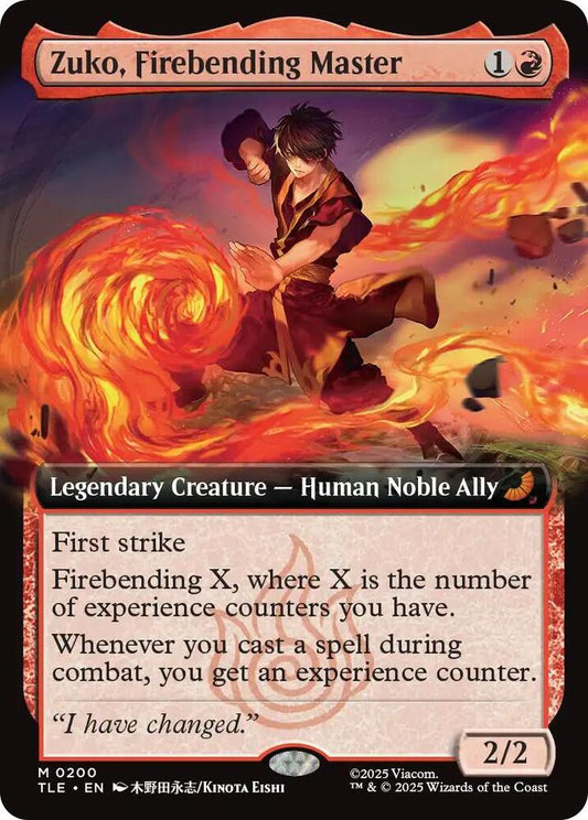 Zuko, Firebending Master - 200 - mythic