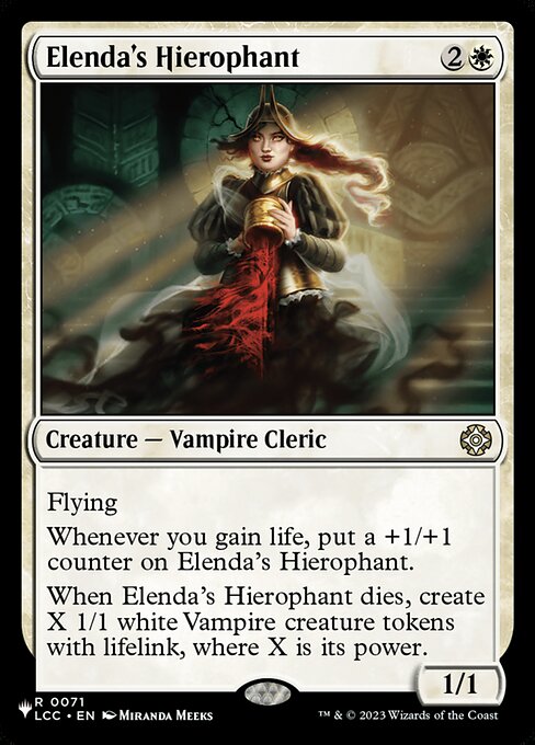 Elenda's Hierophant - LCC-71 - rare