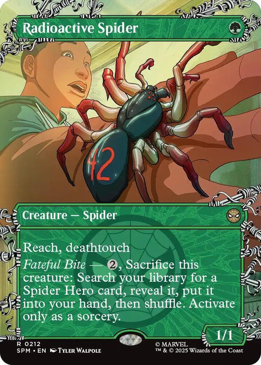 Radioactive Spider - 212 - rare