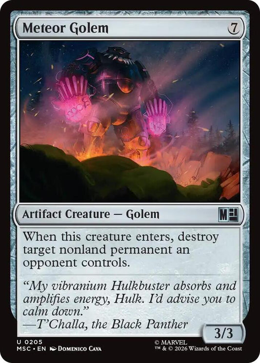 Meteor Golem - 205 - uncommon
