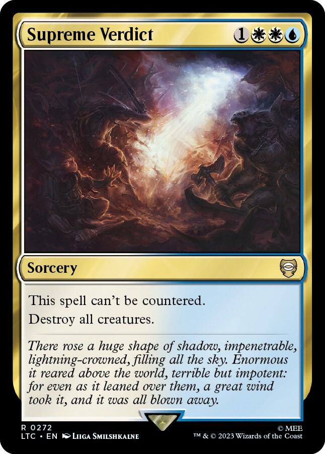 Supreme Verdict - 272 - rare