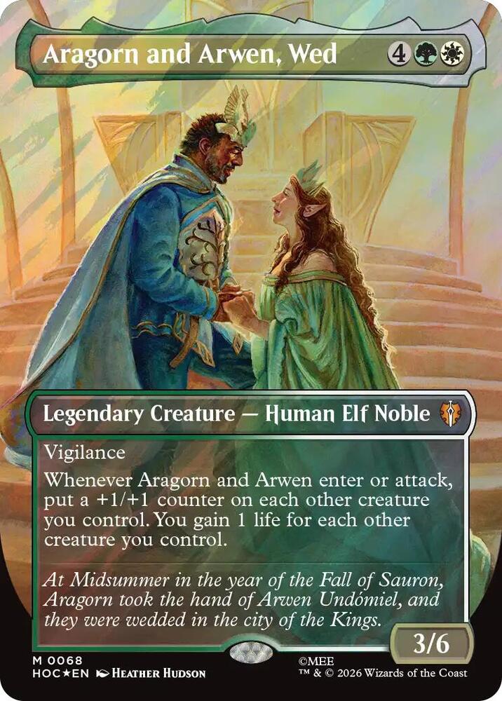 Aragorn and Arwen, Wed - 68 - mythic