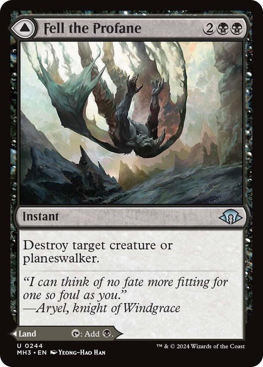 Fell the Profane // Fell Mire - 244 - uncommon