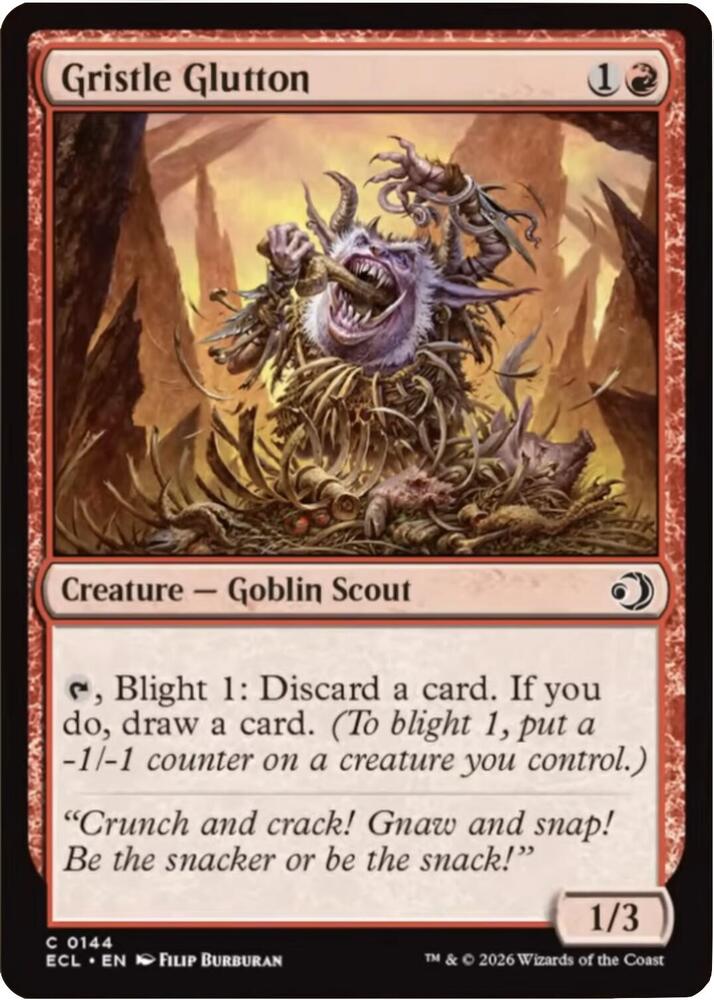 Gristle Glutton - 144 - common