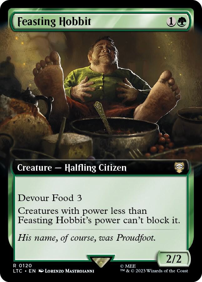Feasting Hobbit - 120 - rare