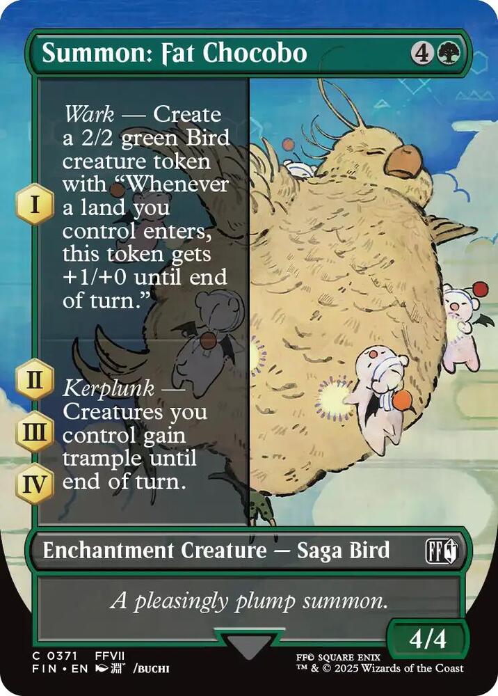 Summon: Fat Chocobo - 371 - common