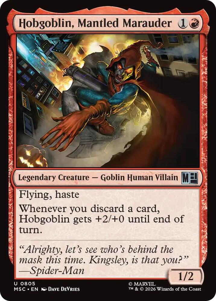 Hobgoblin, Mantled Marauder - 805 - uncommon