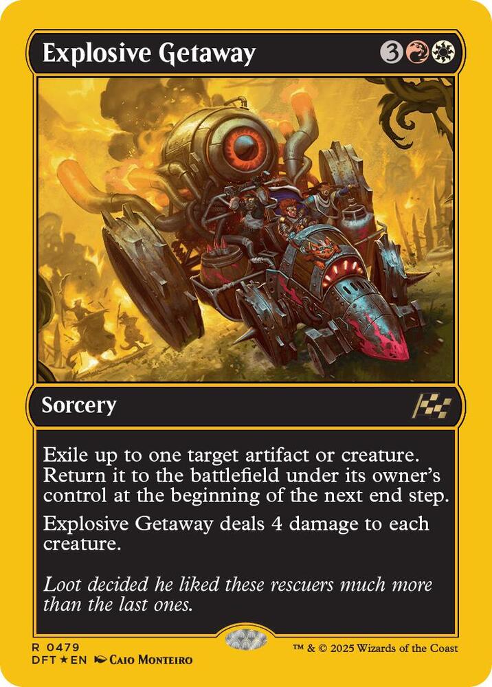Explosive Getaway - 479 - rare