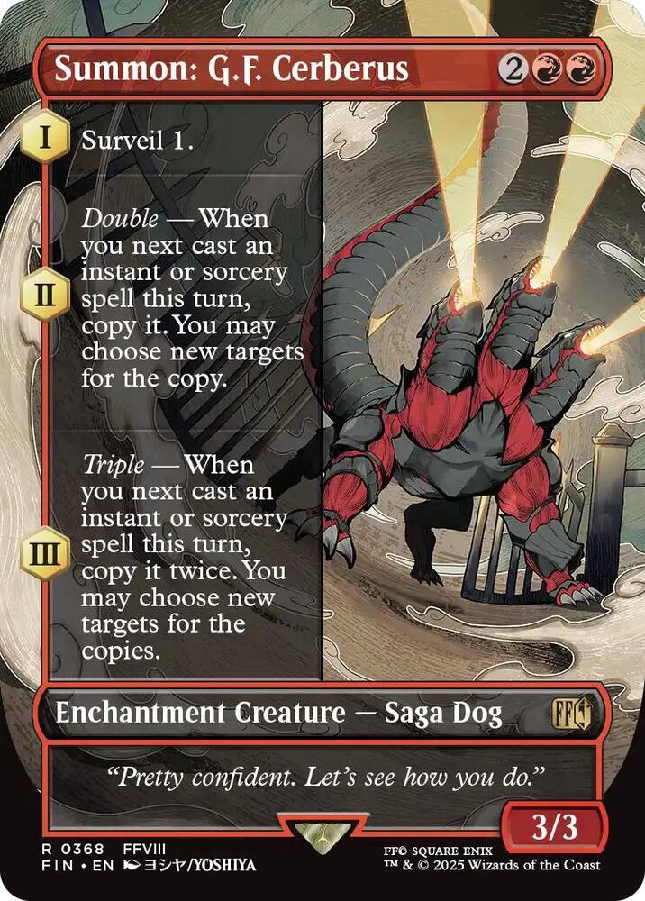 Summon: G.F. Cerberus - 368 - rare