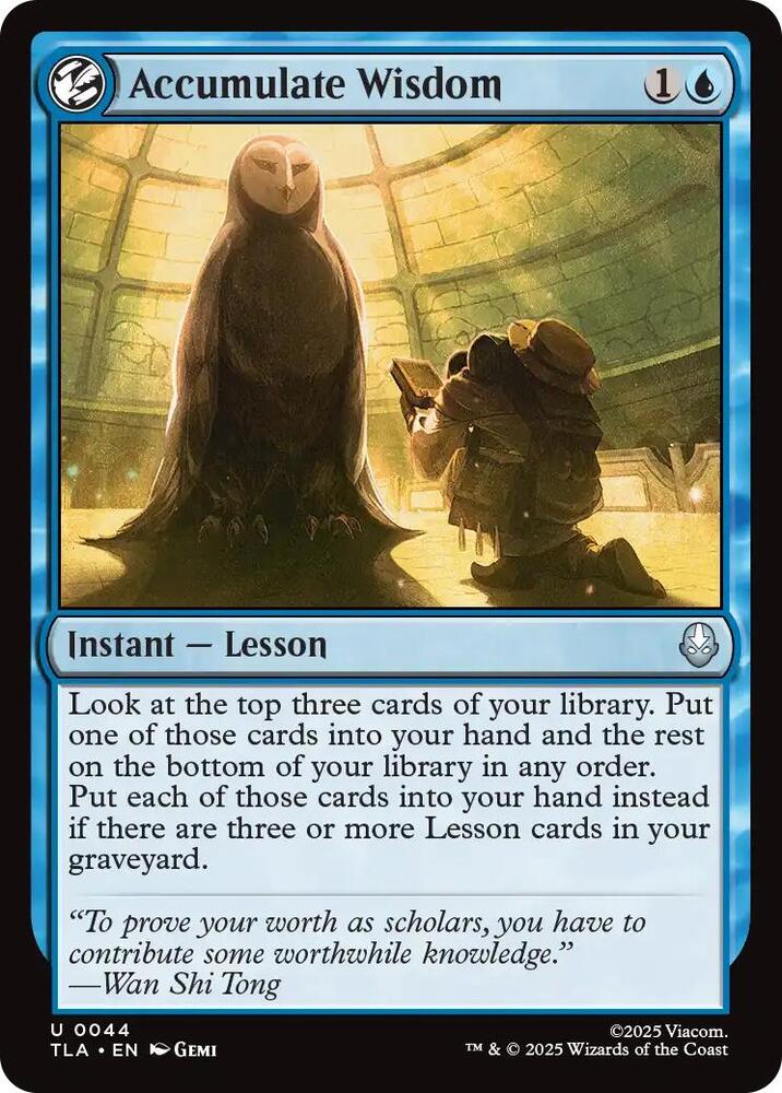Accumulate Wisdom - 44 - uncommon