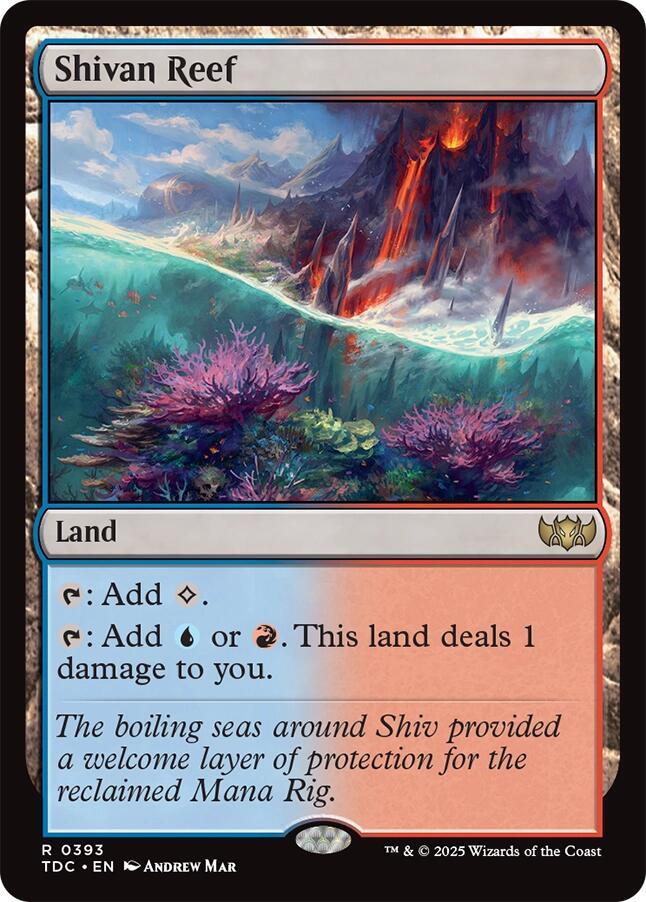Shivan Reef - 393 - rare