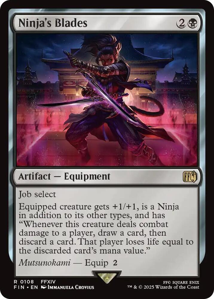 Ninja's Blades - 108 - rare