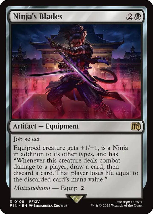 Ninja's Blades - 108 - rare