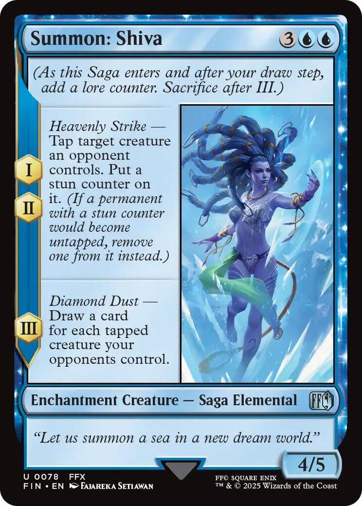 Summon: Shiva - 78 - uncommon
