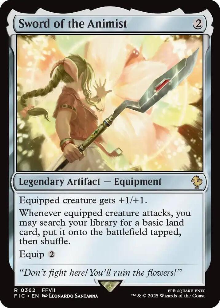 Sword of the Animist - 362 - rare