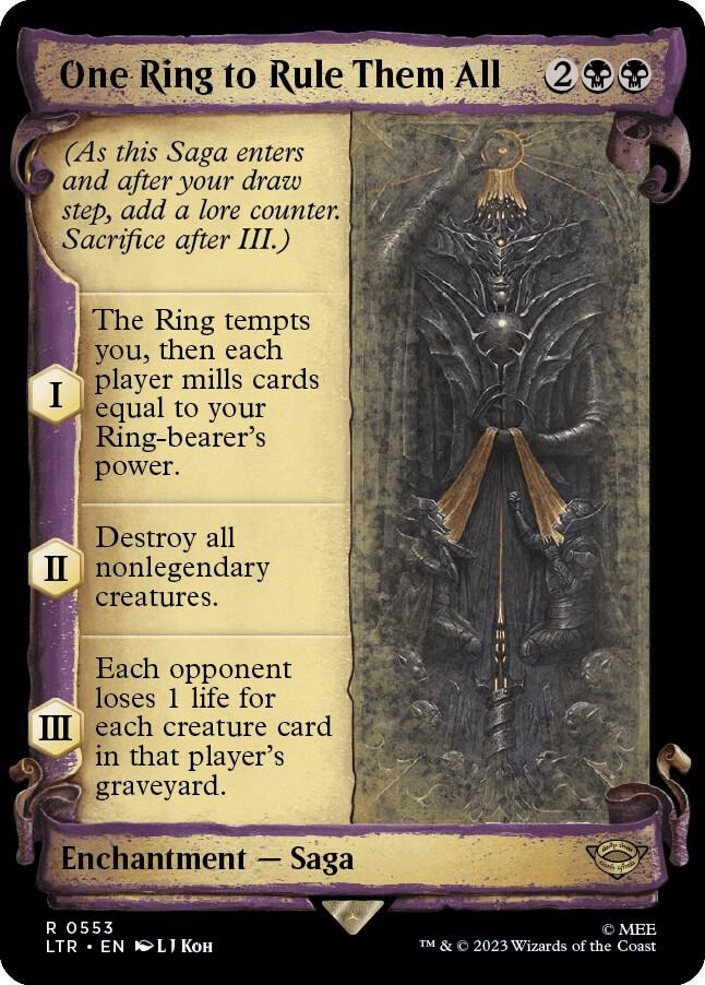 One Ring to Rule Them All - 553 - rare