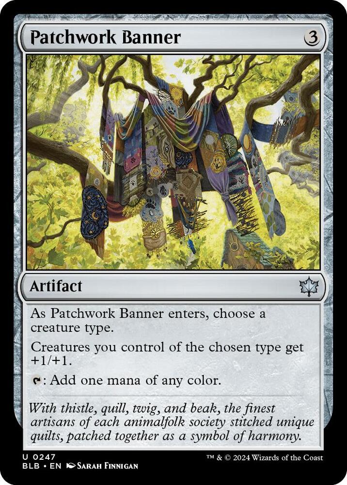 Patchwork Banner - 247 - uncommon