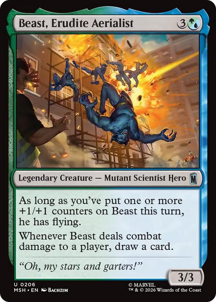 Beast, Erudite Aerialist - 206 - uncommon