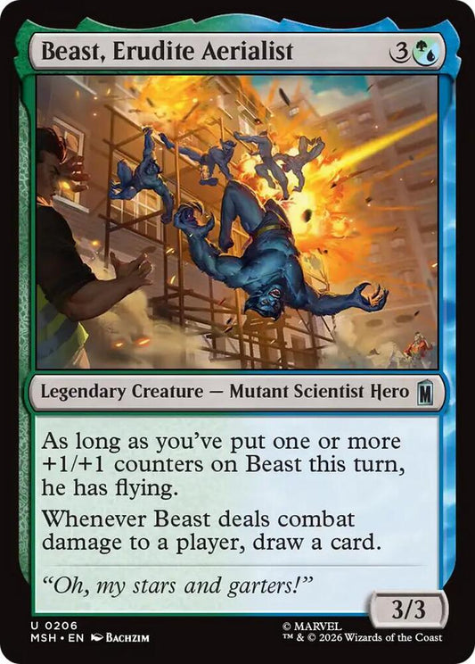 Beast, Erudite Aerialist - 206 - uncommon
