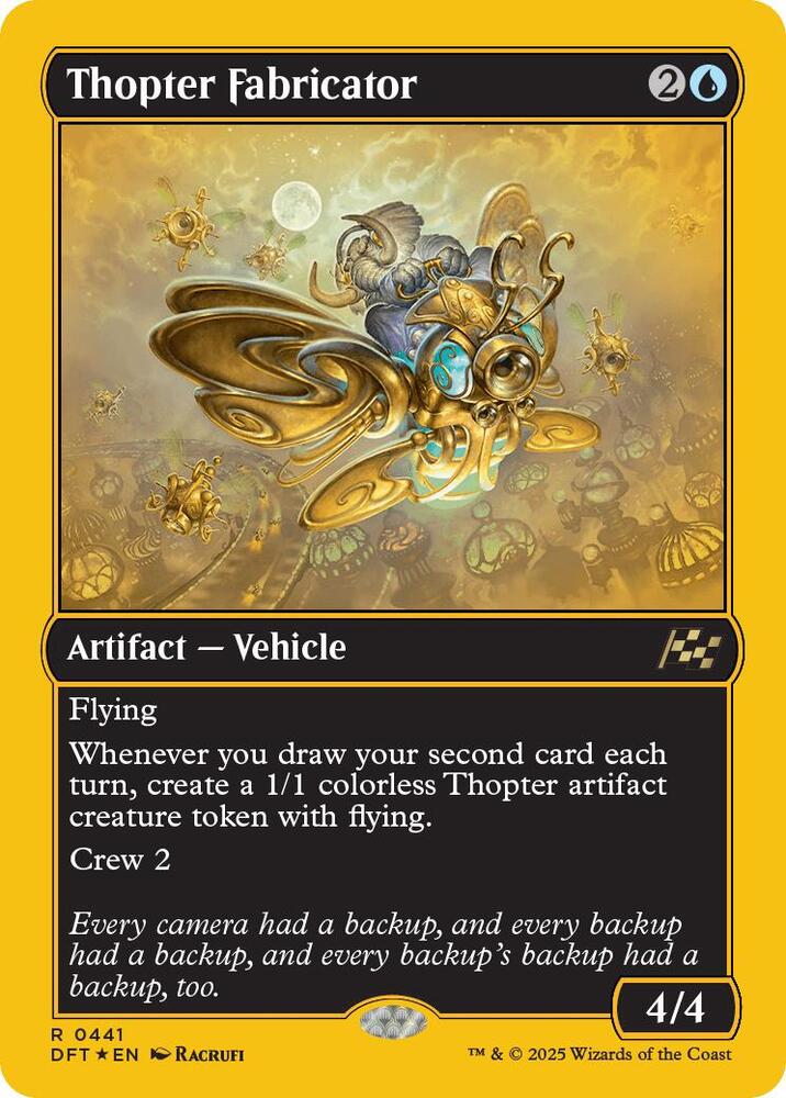Thopter Fabricator - 441 - rare