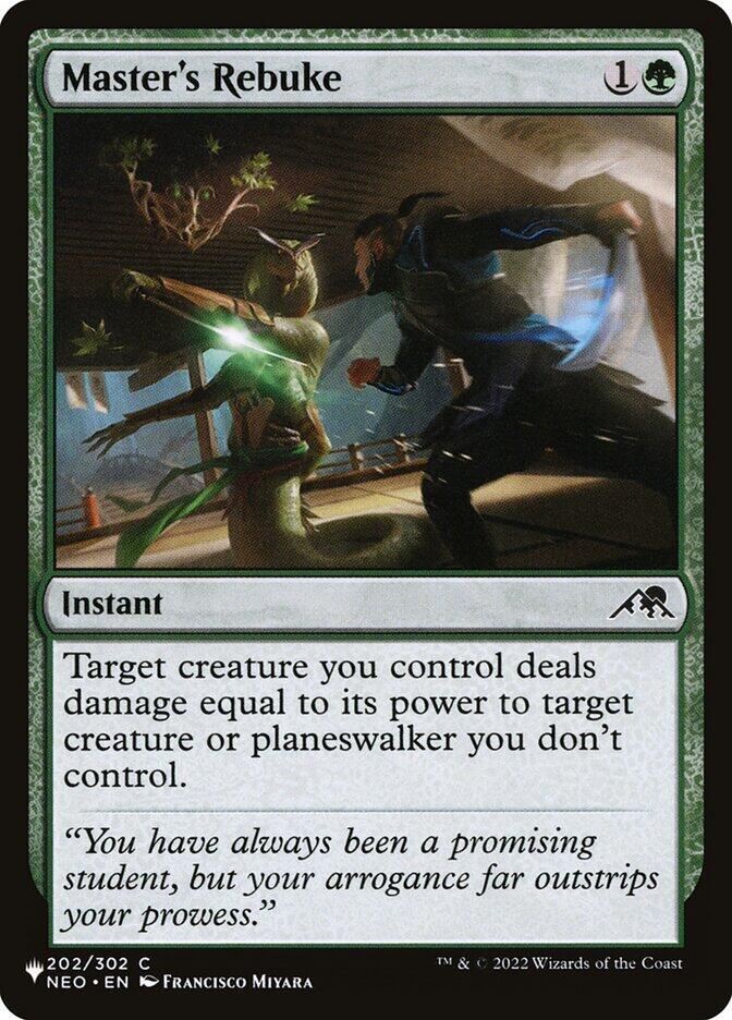 Master's Rebuke - NEO-202 - common