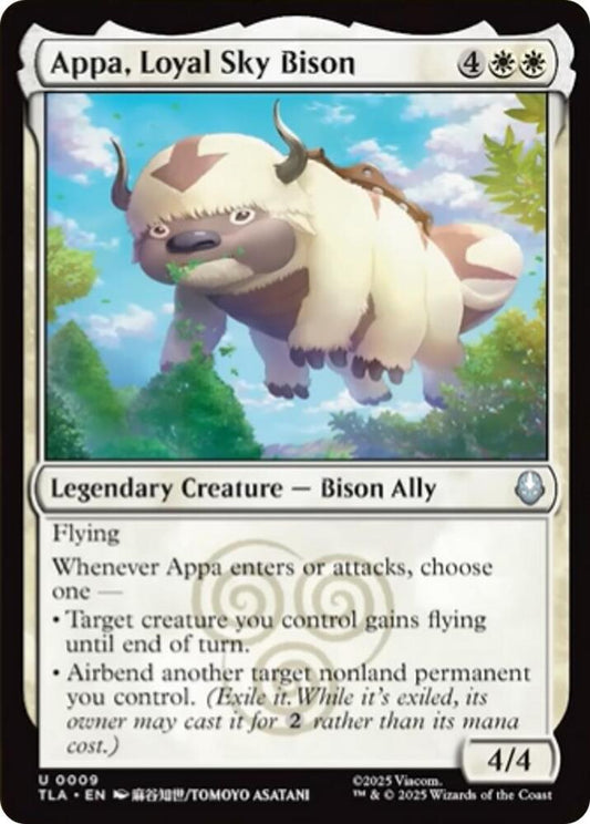 Appa, Loyal Sky Bison - 9 - uncommon