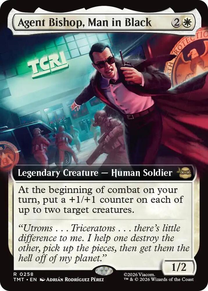 Agent Bishop, Man in Black - 258 - rare