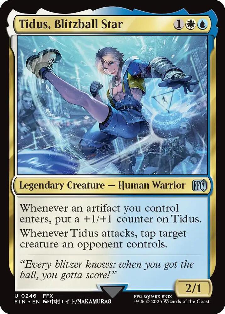 Tidus, Blitzball Star - 246 - uncommon