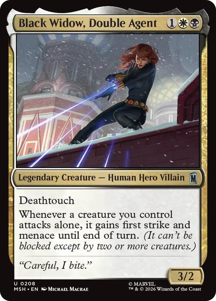 Black Widow, Double Agent - 208 - uncommon