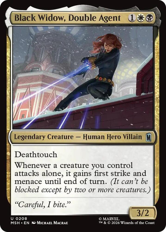 Black Widow, Double Agent - 208 - uncommon