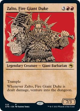 Zalto, Fire Giant Duke - 323 - rare
