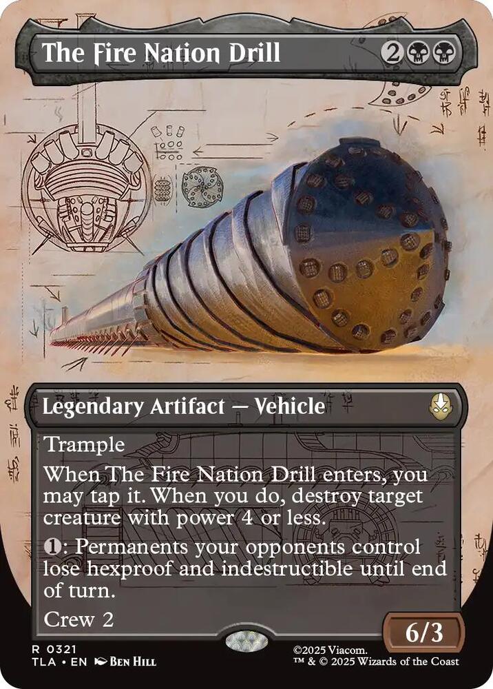 The Fire Nation Drill - 321 - rare